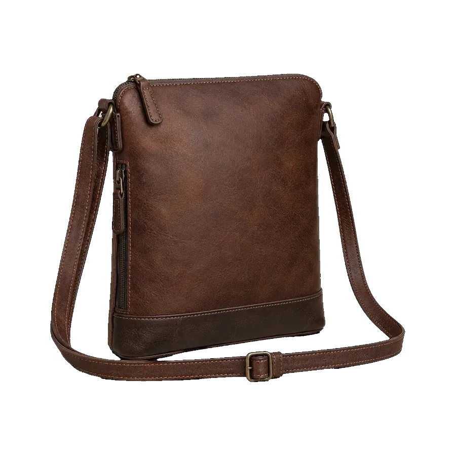 Classic Genuine Leather Crossbody Bag