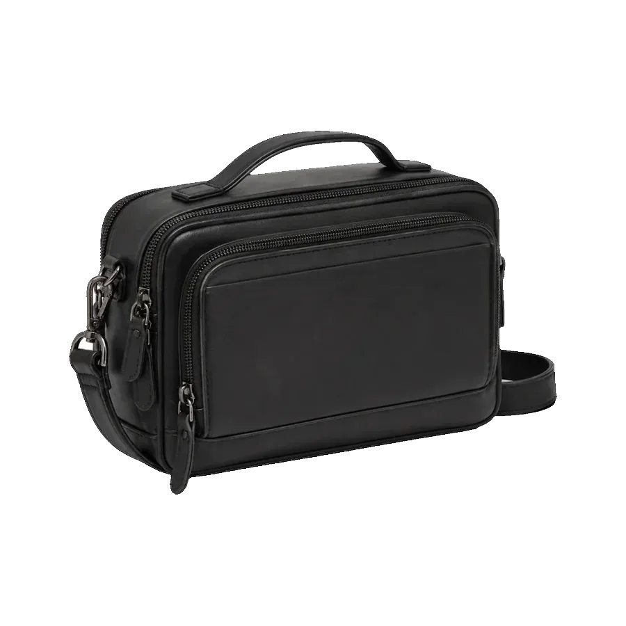 Modern Leather Utility Crossbody Bag