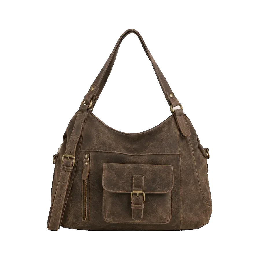 Heritage Leather Hobo Bag