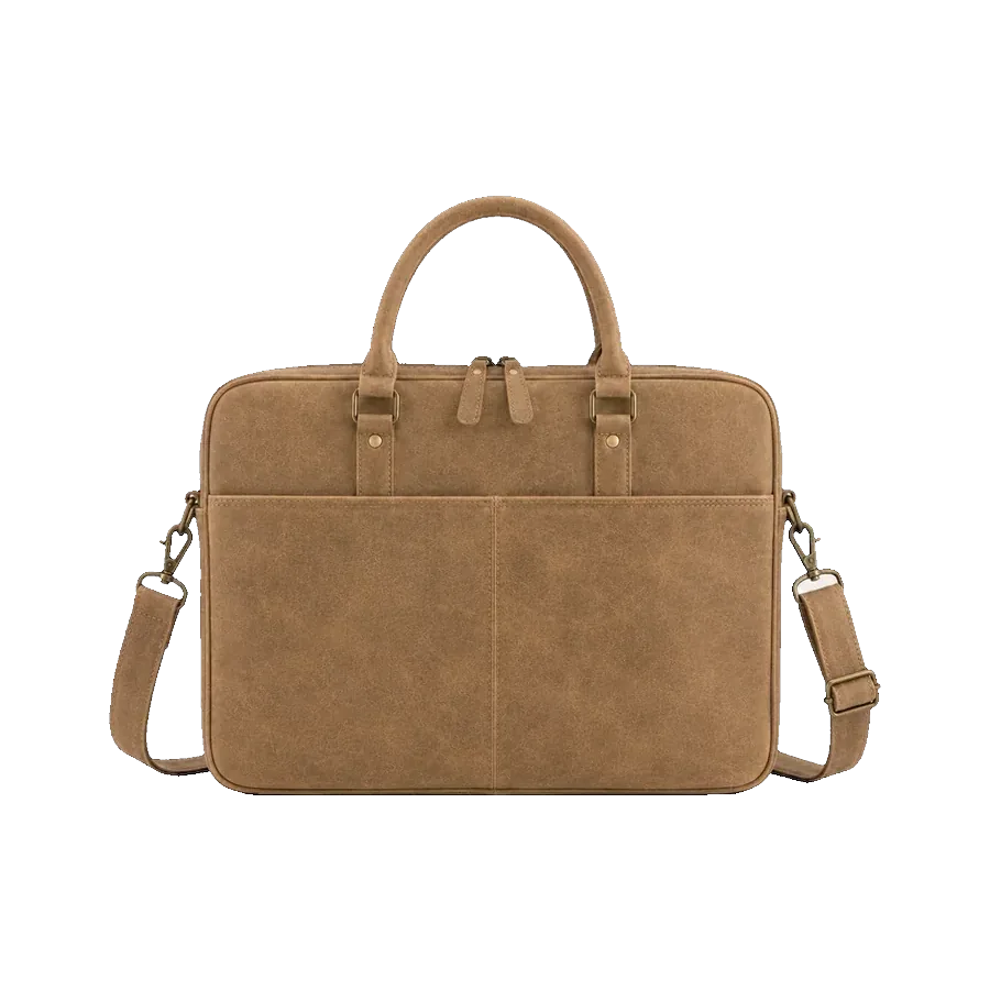Executive Leather Laptop Briefcase