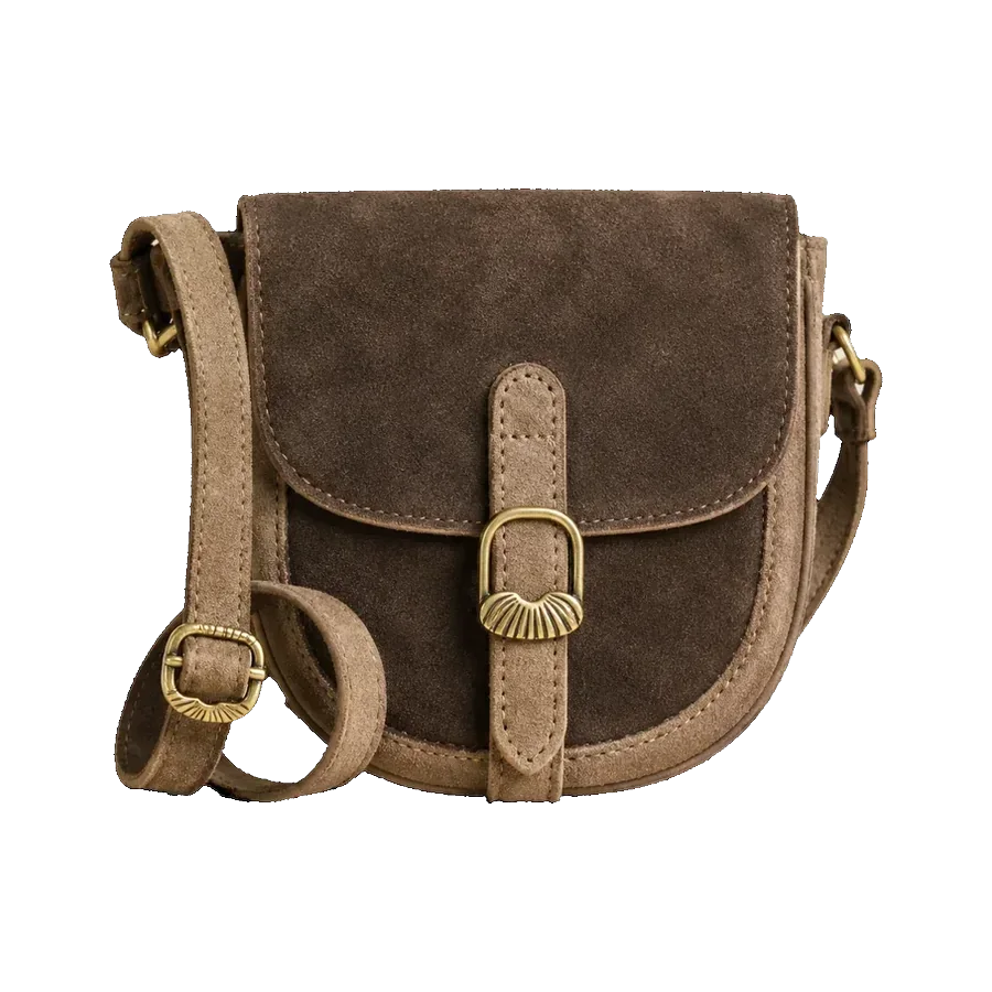 Heritage Suede Crossbody Bag