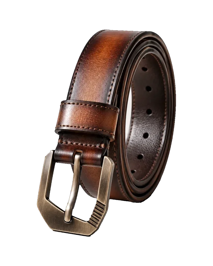 Suede Tan Leather Belt